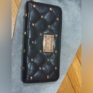 MK STUDDED WALLET